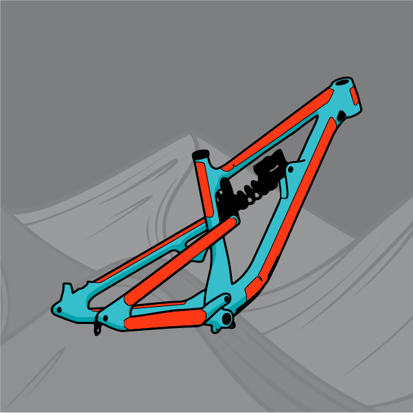 RideWrap Covered MTB Frame Kit