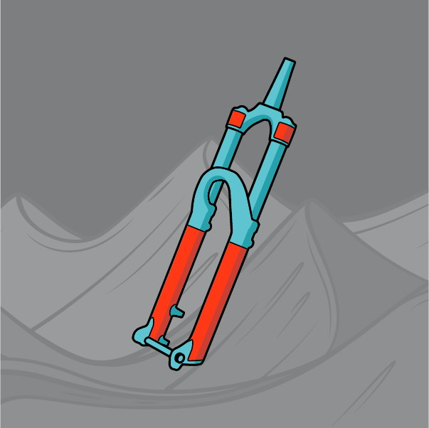 RideWrap Covered MTB Fork Kit